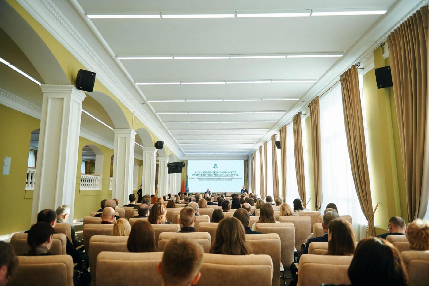 Встреча с заместителем Премьер-министра Республики Беларусь прошла в БНТУ